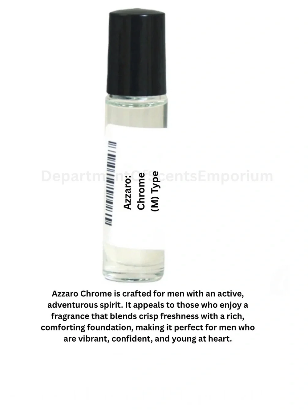Azzaro: Chrome (M) Type 1/3 Oz Glass Roll-On